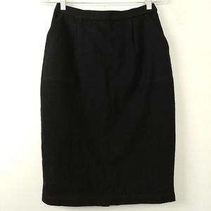 Steven Alan Deep Navy Pencil Straight Skirt Size 6